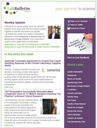 Lab Bulletin Industry News Lab Bulletin Industry News